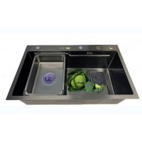 Chậu rửa bát inox 1 hố Fandi FD-HM7846 Nano