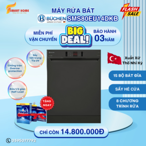 Big deal siêu giảm giá máy rửa bát chính hãng Buchen
