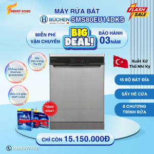 Big deal siêu giảm giá máy rửa bát chính hãng Buchen