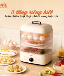 Nồi hấp 3 tầng unie